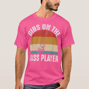 ベースプレーヤーのディブおもしろいス引用文レトロの遭難 Tシャツ
