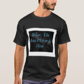 ベースプレーヤーのTシャツ。 Tシャツ (正面)