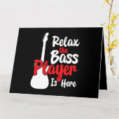 ベースプレーヤーはここにいるエレキギターの弦のイン カード (黄色い花)