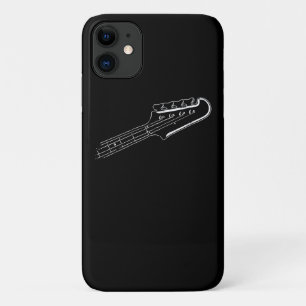 ベースプレーヤーベースギターミュージカルデザイン iPhone 11 ケース