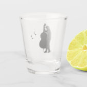 ベースプレーヤーミュージシャン ショットグラス (裏面)