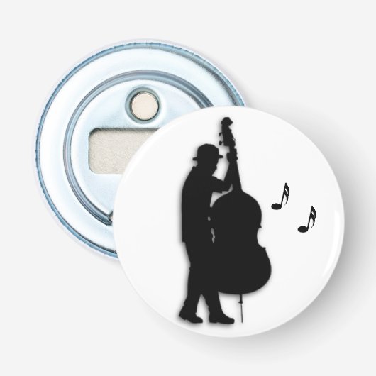 ベースプレーヤーミュージシャン 栓抜き (正面)