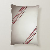 ベースボールまたはソフトボールのデザイン アクセントクッション (裏面(縦))