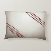 ベースボールまたはソフトボールのデザイン アクセントクッション (裏面)