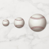 ベースボールまたはソフトボールのデザイン コンフェッティ (裏面)