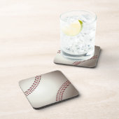 ベースボールまたはソフトボールのデザイン コースター (右側)