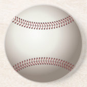 ベースボールまたはソフトボールのデザイン コースター (正面)