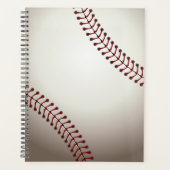 ベースボールまたはソフトボールのデザイン プランナー手帳 (正面)