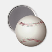 ベースボールまたはソフトボールのデザイン マグネット (正面/裏面)
