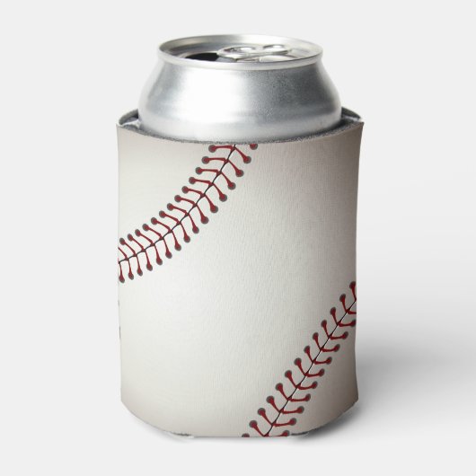 ベースボールまたはソフトボールのデザイン 缶クーラー (缶正面)