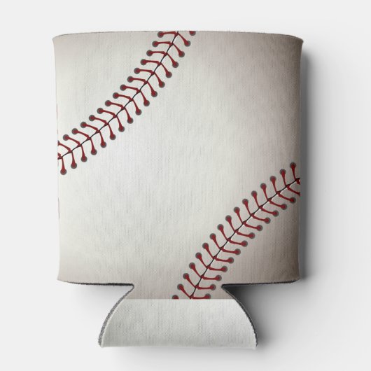 ベースボールまたはソフトボールのデザイン 缶クーラー (裏面)