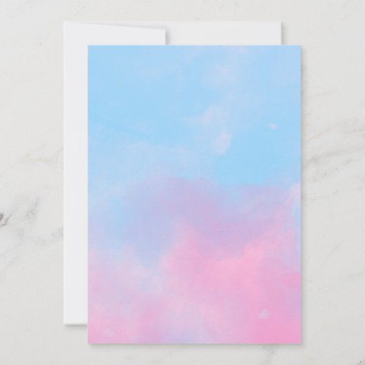 ベースボールまたはタトゥスジェンダーの表示 招待状 (裏面)