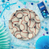 ベースボールエンマセ ペーパープレート (パーティー)