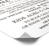 ベースボールオンフィールド，ベースボールキャンプ広告 ポスター (角)