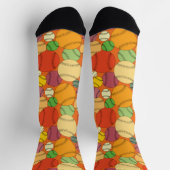 ベースボールカラフルパターン ソックス (上部)