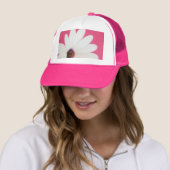 ベースボールキャップ(Pink DaisyOnPink)RFPMデザイン©️2012 キャップ (インサイチュ)