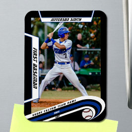 ベースボールキープサキーズイブリーブルーブラックカスタム マグネット