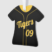 ベースボールジャージーとフォトオーナメント オーナメント (正面)