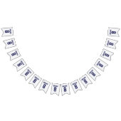 ベースボールジャージー – スポーツテーマ誕生日パーティー バンティングフラッグ (全)