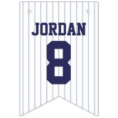 ベースボールジャージー – スポーツテーマ誕生日パーティー バンティングフラッグ (第2の旗)