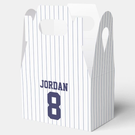 ベースボールジャージー – スポーツテーマ誕生日パーティー フェイバーボックス (オープン)