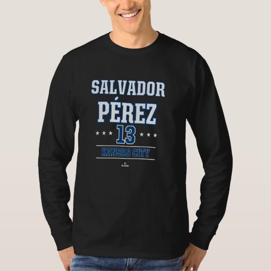 ベースボールスターサルバドールPerezカンザスシティMLBPA Tシャツ (正面)