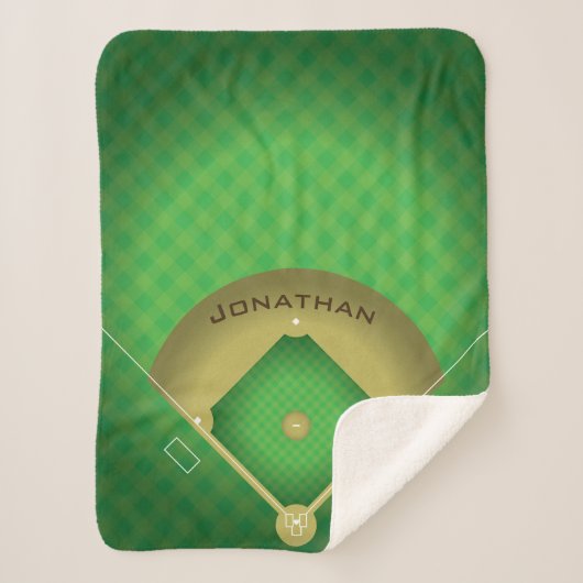 ベースボールダイヤモンドシェルパブランケット シェルパブランケット (正面)