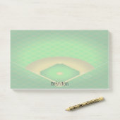 ベースボールダイヤモンドデザインセットデザインノート ポストイット (デスク)