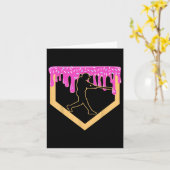 ベースボールドリップ少年ホームプレートアイスクリームユースベースボール カード (黄色い花)