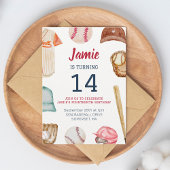 ベースボールナイエイジボーイ誕生日 招待状