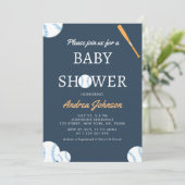 ベースボールバット＆ボール アスレチックスポーツ ベイビーシャワー セーブザデート (スタンド正面)