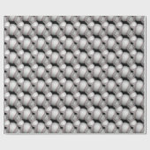 ベースボールパターン ラッピングペーパー (フラット)