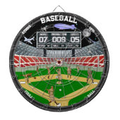 ベースボールフィールドスタリーナイトスタジアムハウス ダーツボード (正面)