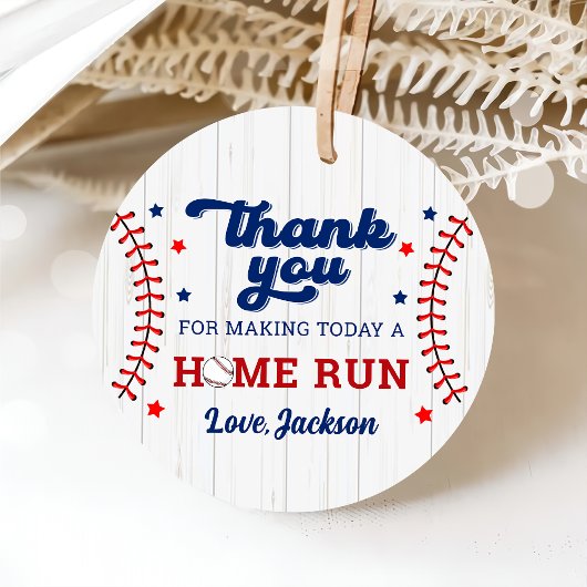 ベースボールボーイ誕生日メッセージカード フェイバータグ