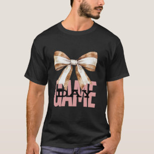 ベースボールママティースポーツママコケットボウゲーメディ Tシャツ
