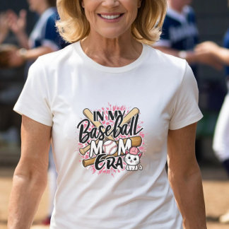 ベースボールマムエラ猫好き Tシャツ