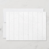 ベースボールルーキーボーイズ誕生日サンキューカード 招待状 (裏面)