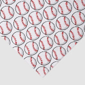 ベースボールレッドホワイトスポーツチームのギフト 薄葉紙 (詳細)