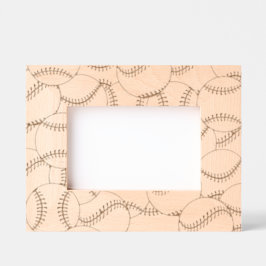 ベースボールレーザーエッチング写真枠 レーザー彫刻フレーム
