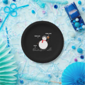 ベースボール愛好家のための野球デザイン ペーパープレート (パーティー)