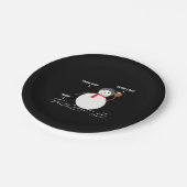 ベースボール愛好家のための野球デザイン ペーパープレート (アングル)