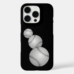 ベースボール3個 iPhone 16 PROケース
