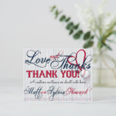 ベースボール ウェディング サンクス カード 2B-ハワード ウェディング (スタンド正面)