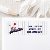 ベースボール オールスター スポーツ ご招待ラベル ラベル (インサイチュ)