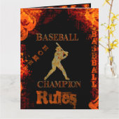 ベースボール カード (黄色い花)