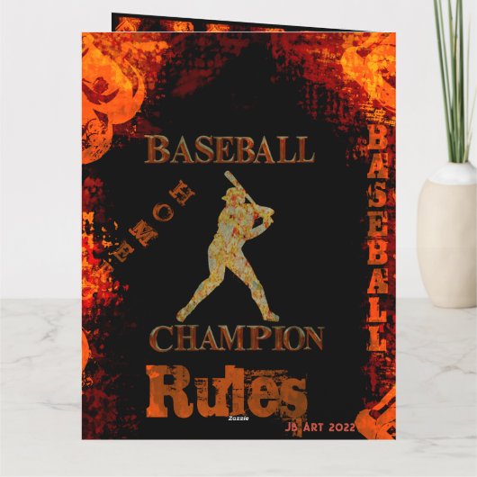 ベースボール カード (裏面)