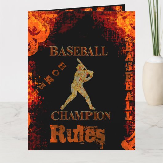 ベースボール カード (正面)