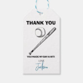 ベースボール ギフト タグ, サンクス タグ (正面)