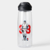 ベースボール スターズ & ストライプス | 25oz ウォーターボトル (背面)