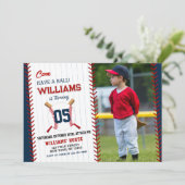 ベースボール バースデー | カモン ハヴ ア ボール パーティー 招待状 (スタンド正面)